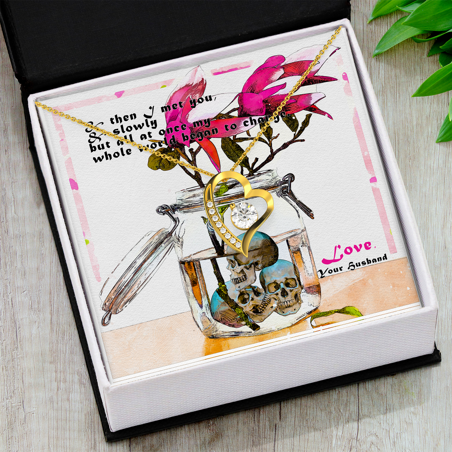 You have Changed Me Necklace, Gift for My Wife - NeoSkull