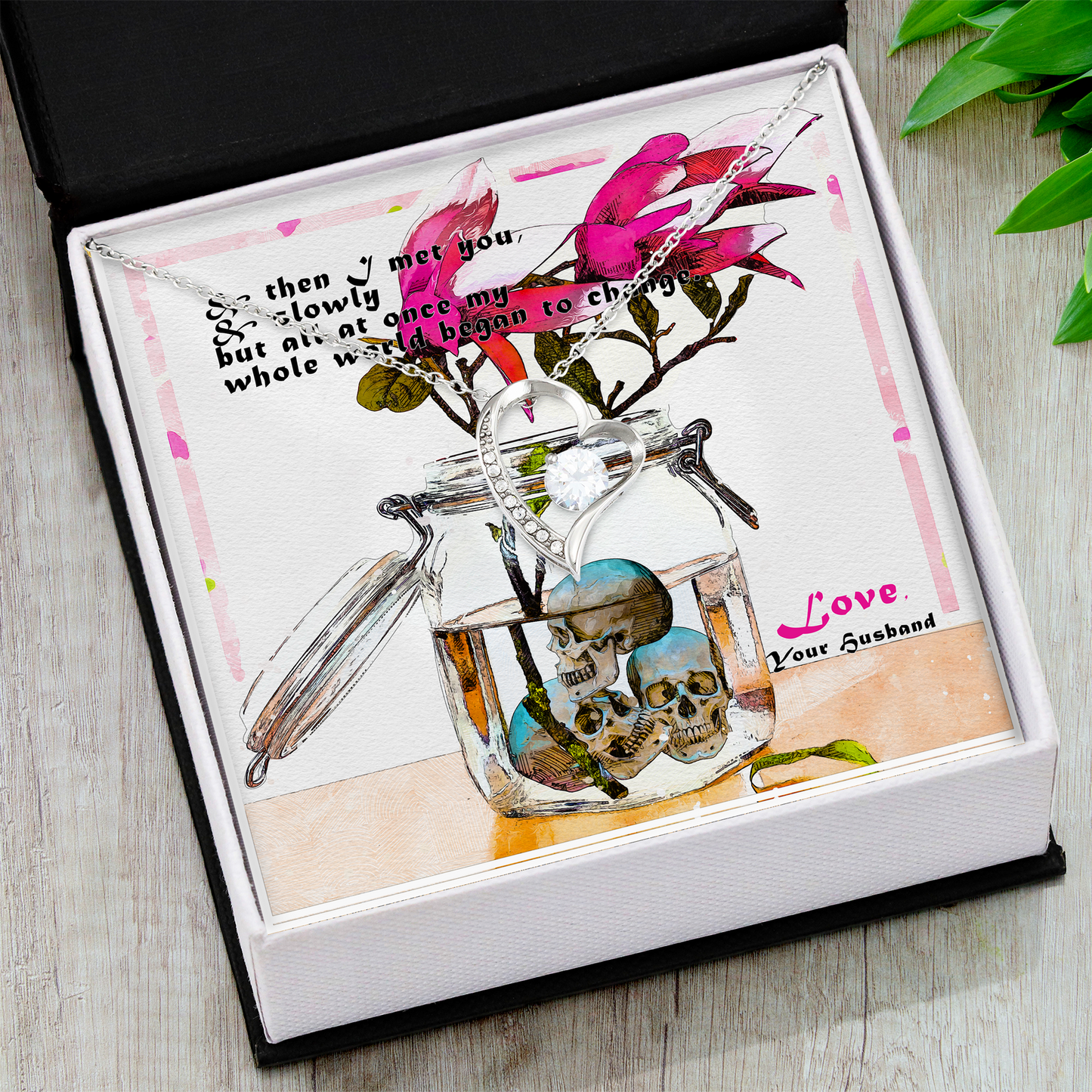 You have Changed Me Necklace, Gift for My Wife - NeoSkull