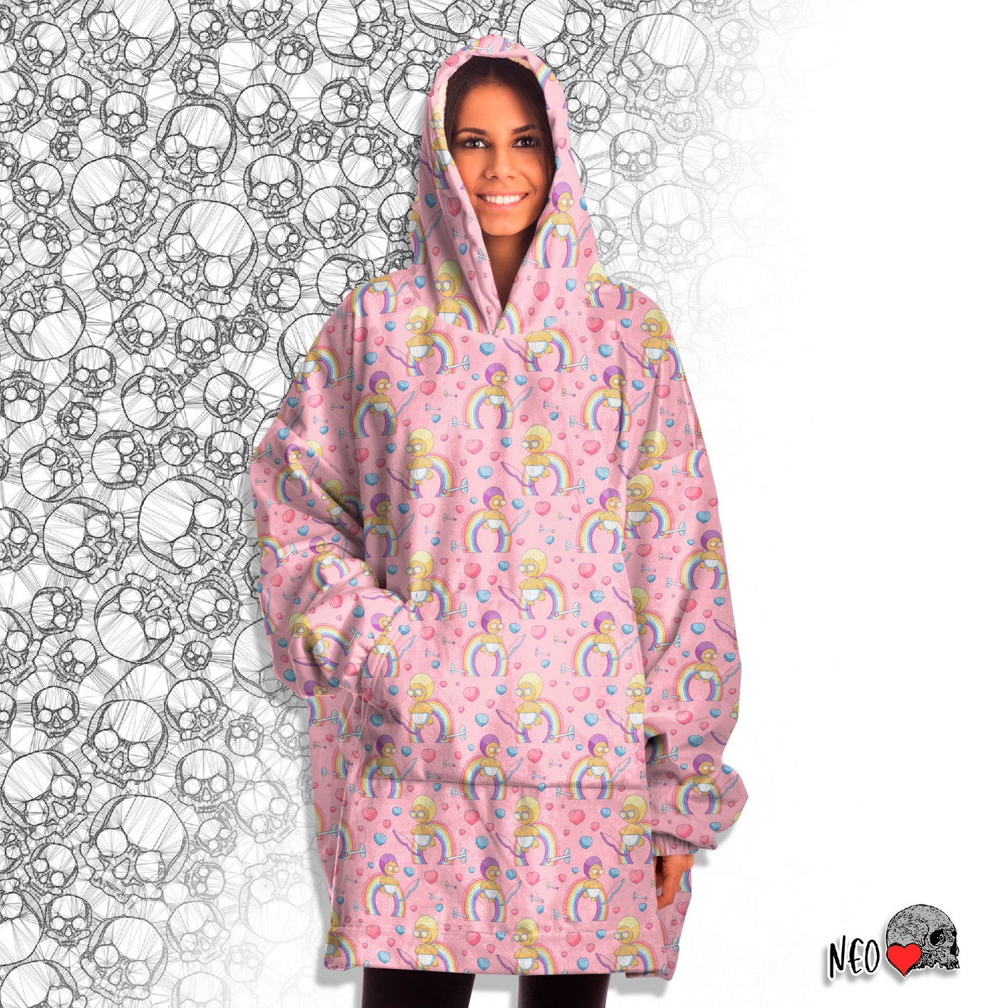Flying cupids Snug Hoodie