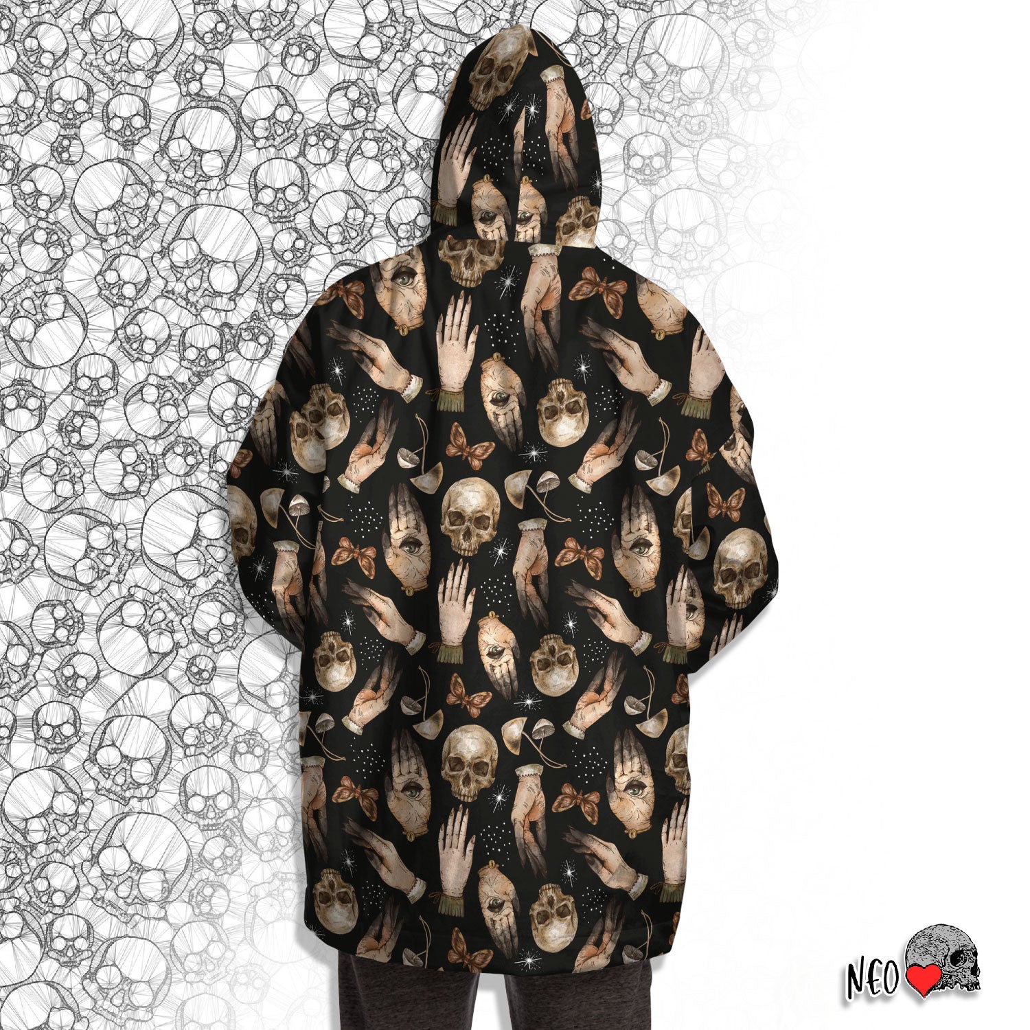 hooded wearable blanket