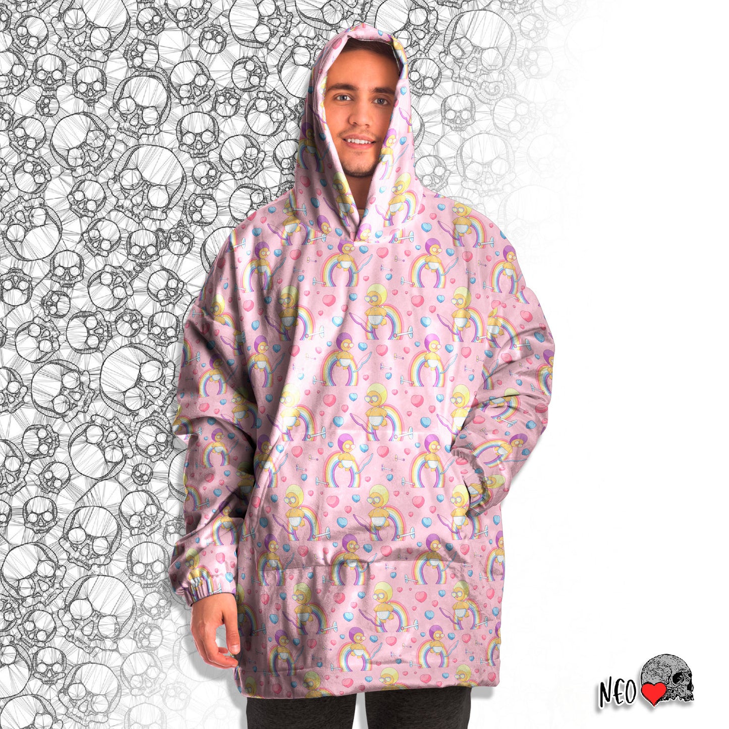 Flying cupids Snug Hoodie