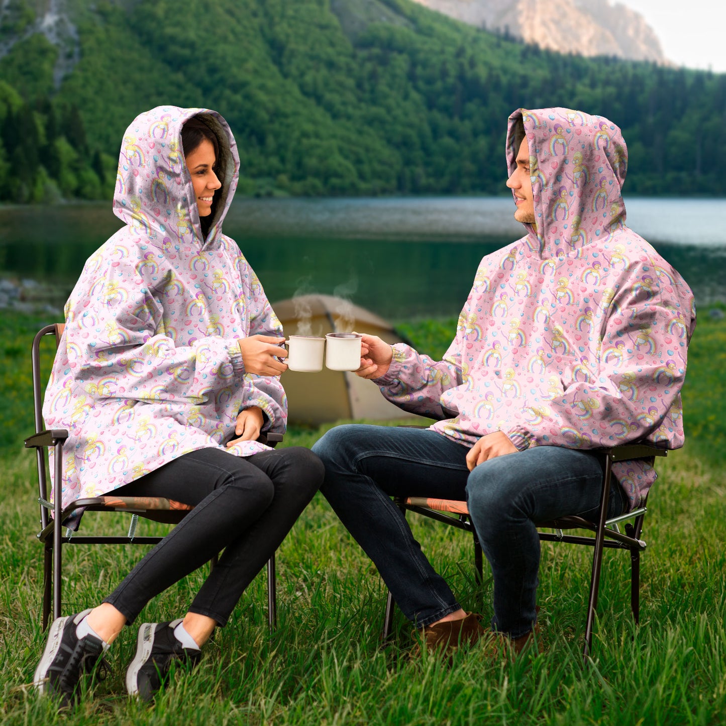 Flying cupids Snug Hoodie