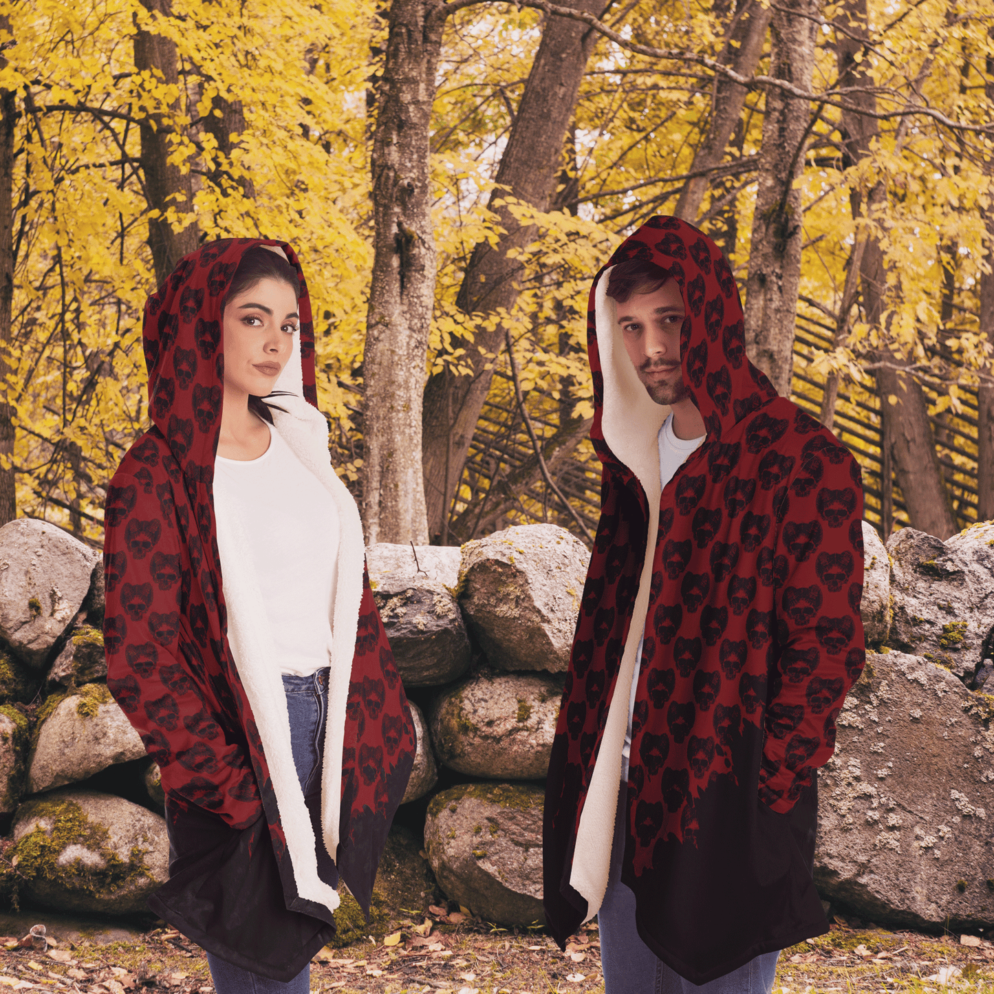 Horned Devil Hooded Cloak - NeoSkull