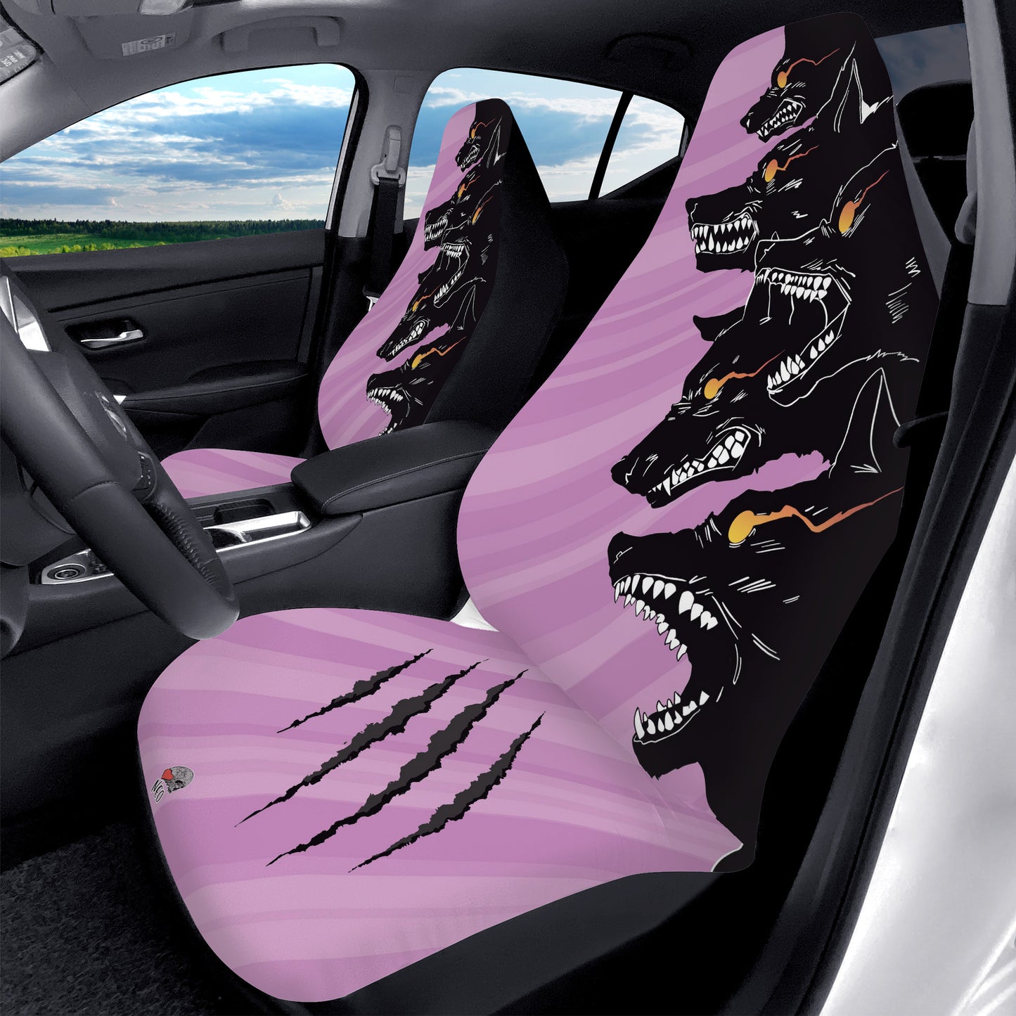 Wolf Pack Car Seat Covers - NeoSkull