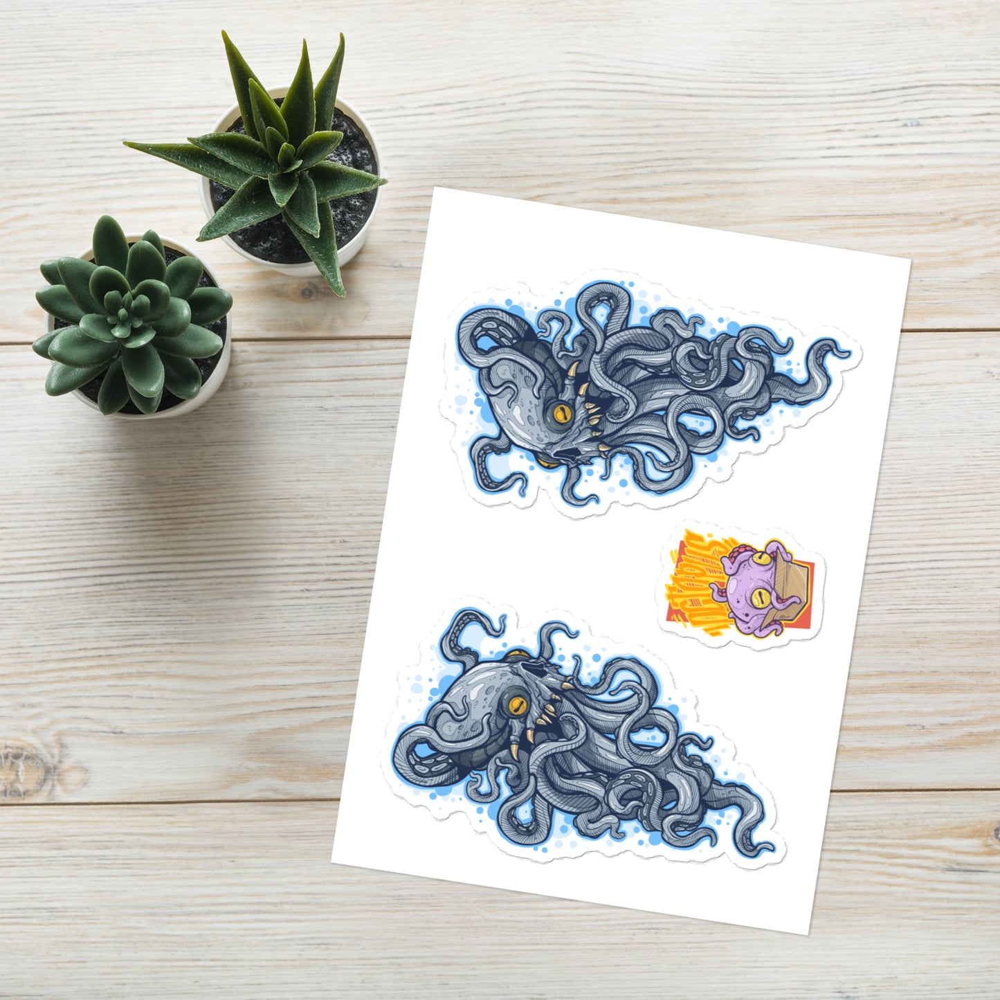 Kraken Sticker sheet - NeoSkull
