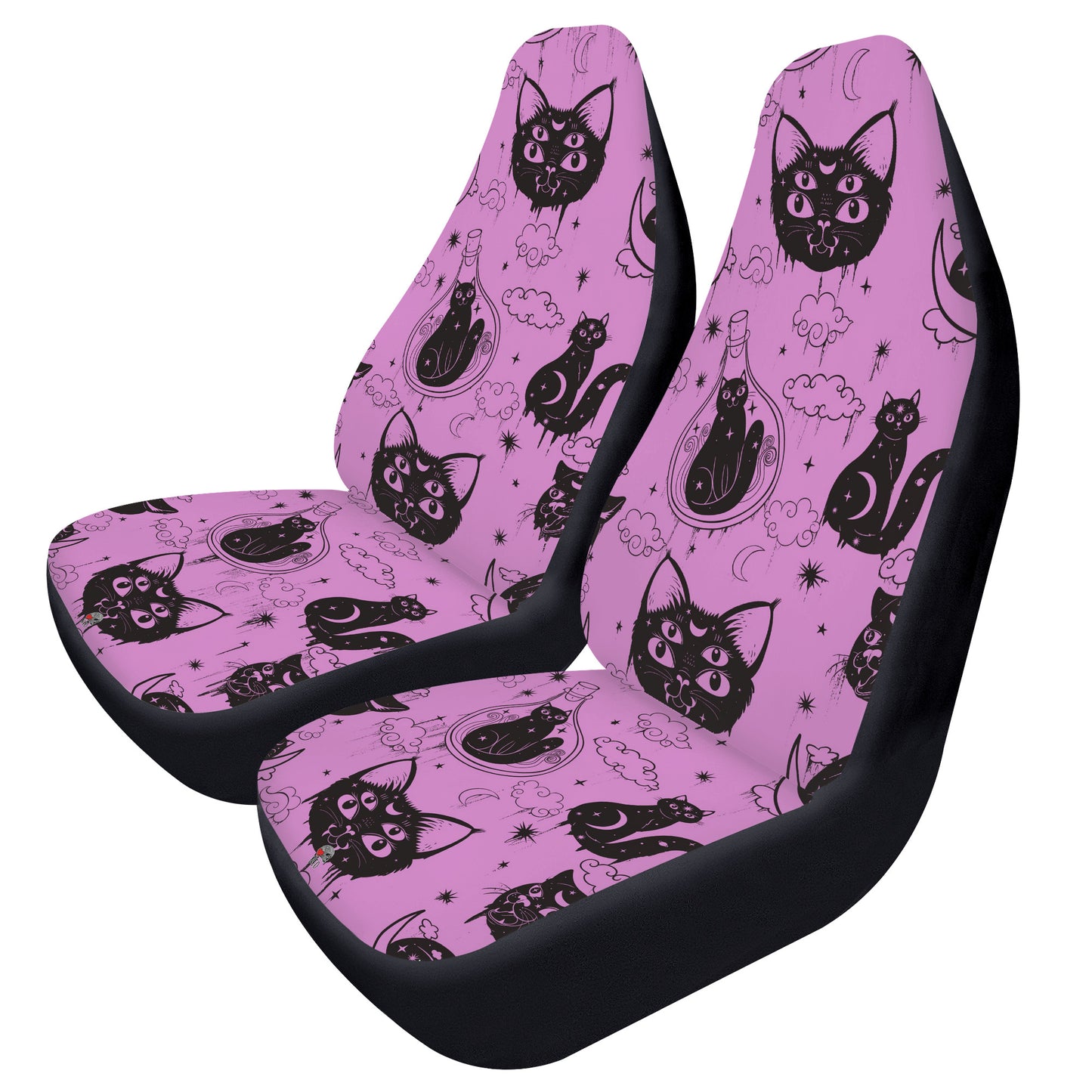 Pastel Occult Cat Car Seat Covers