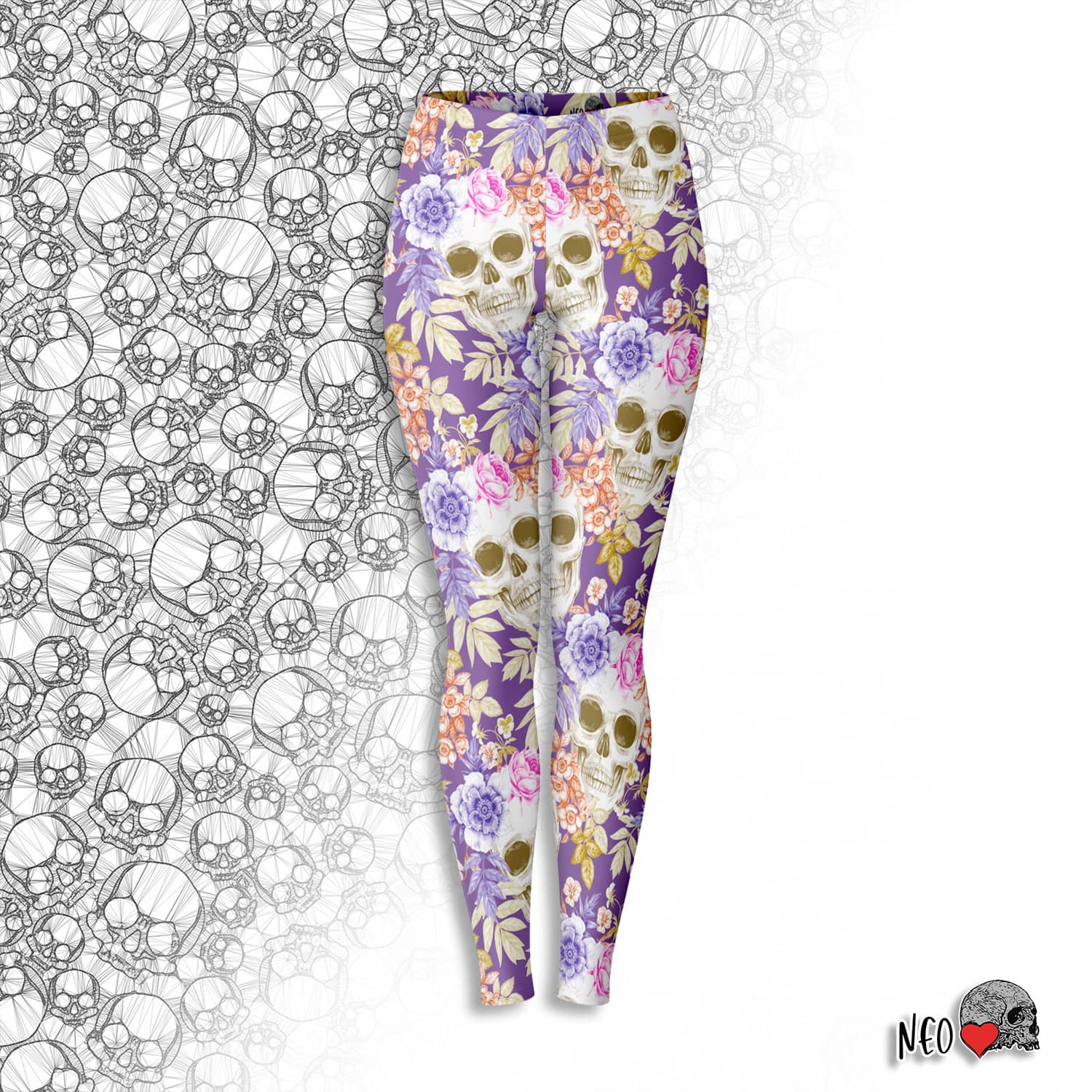 gentle oblivion pastel goth leggings - neoskull