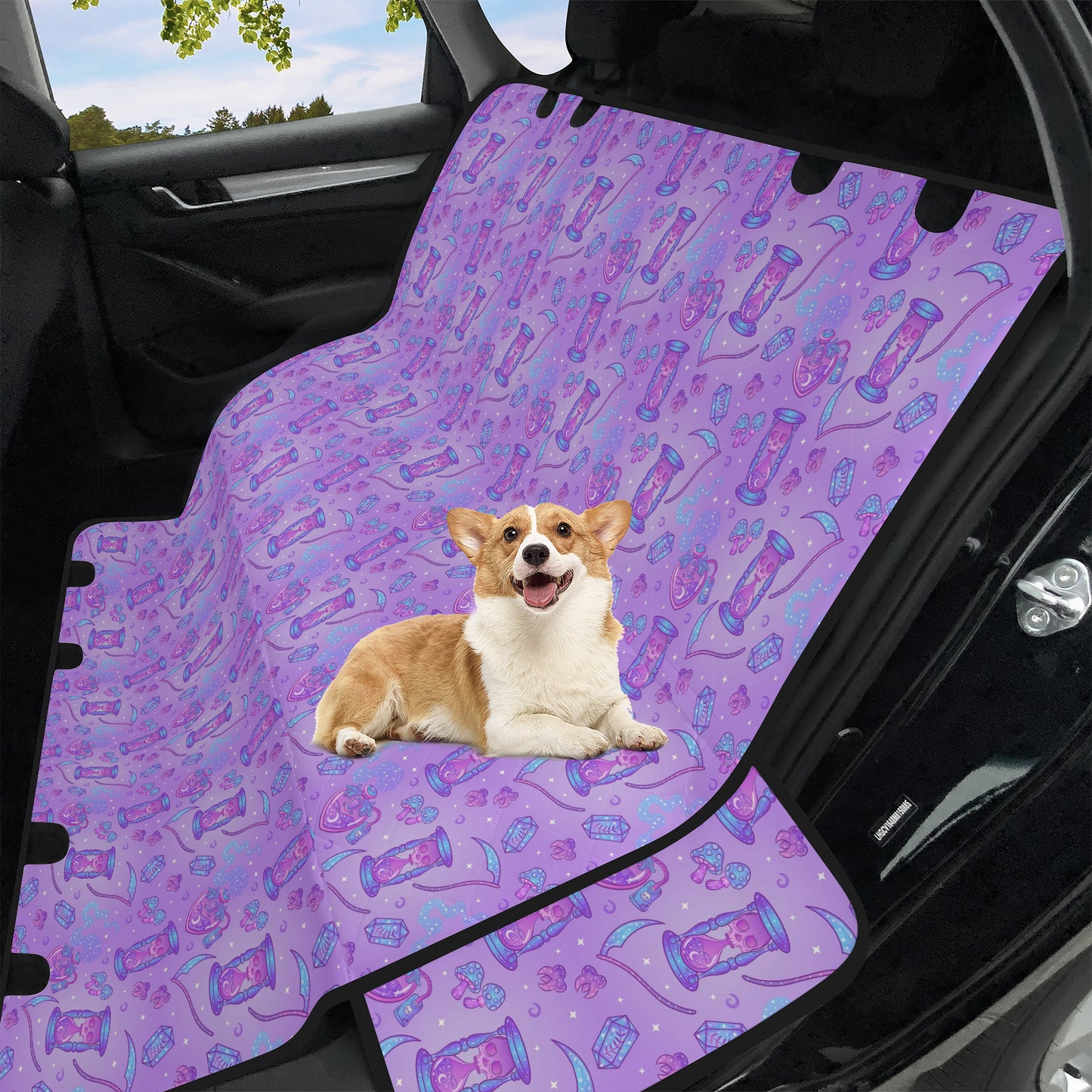 Pastel Witch Car Pet Seat Covers