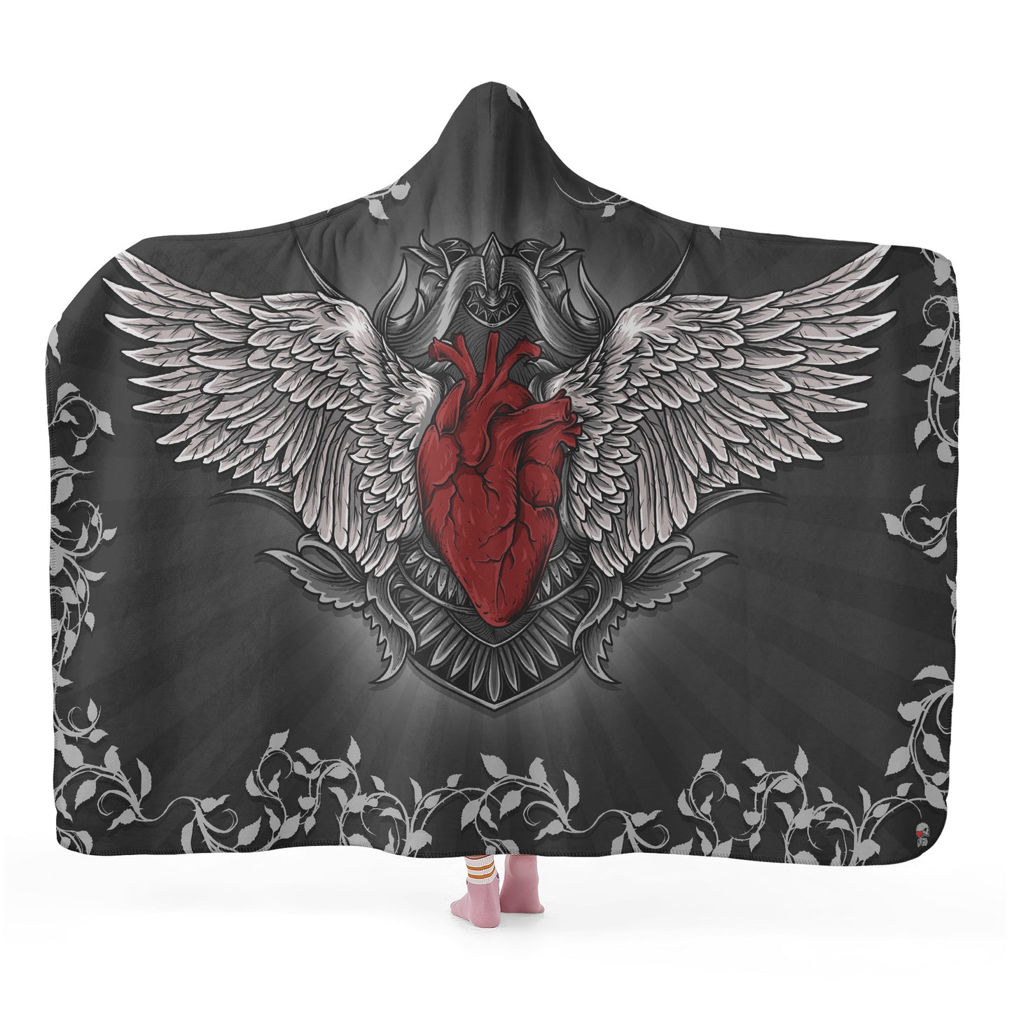 Hardened Heart Hooded Blanket