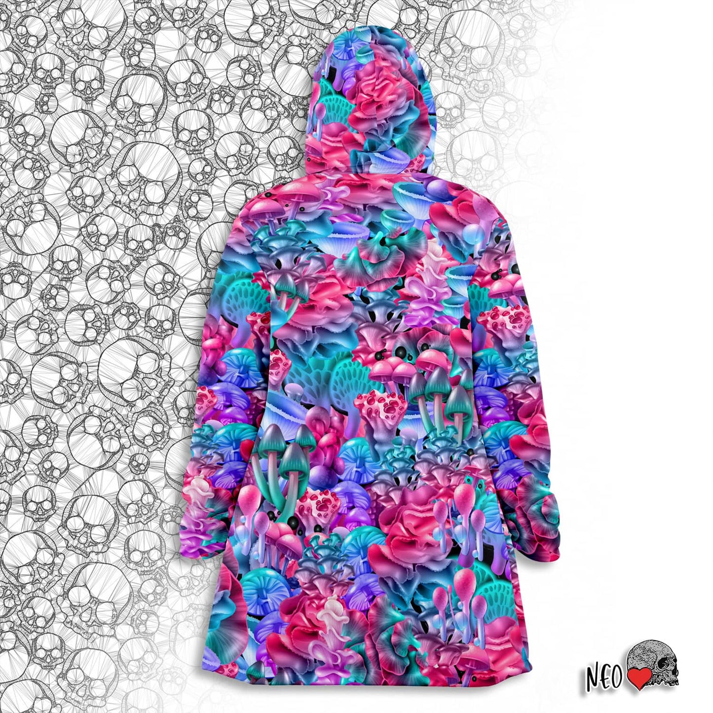 magic mushroom hooded cloak