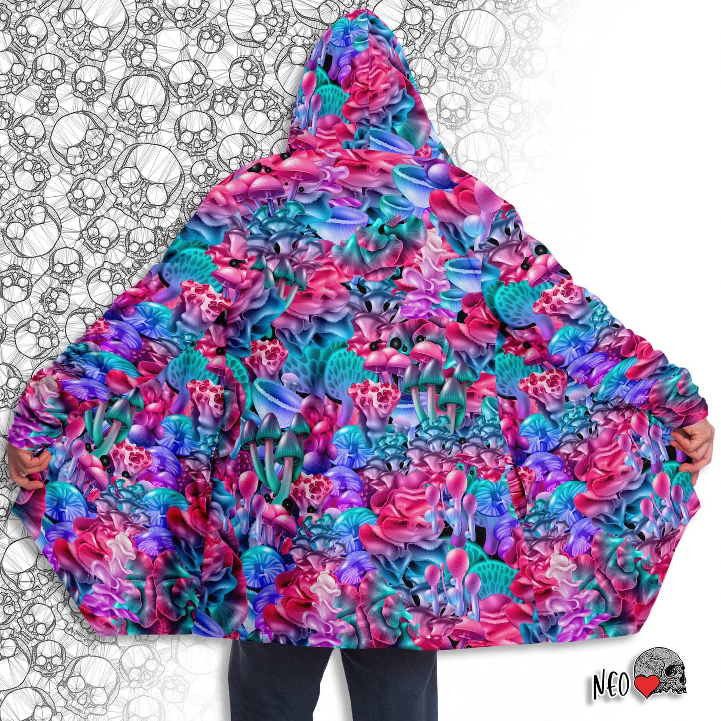 shrooms oversized hoodie