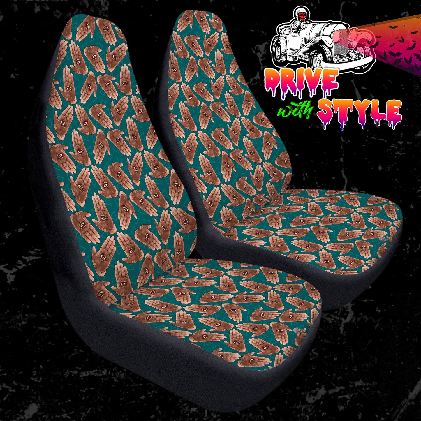 All-seeing palm Car Seat Covers