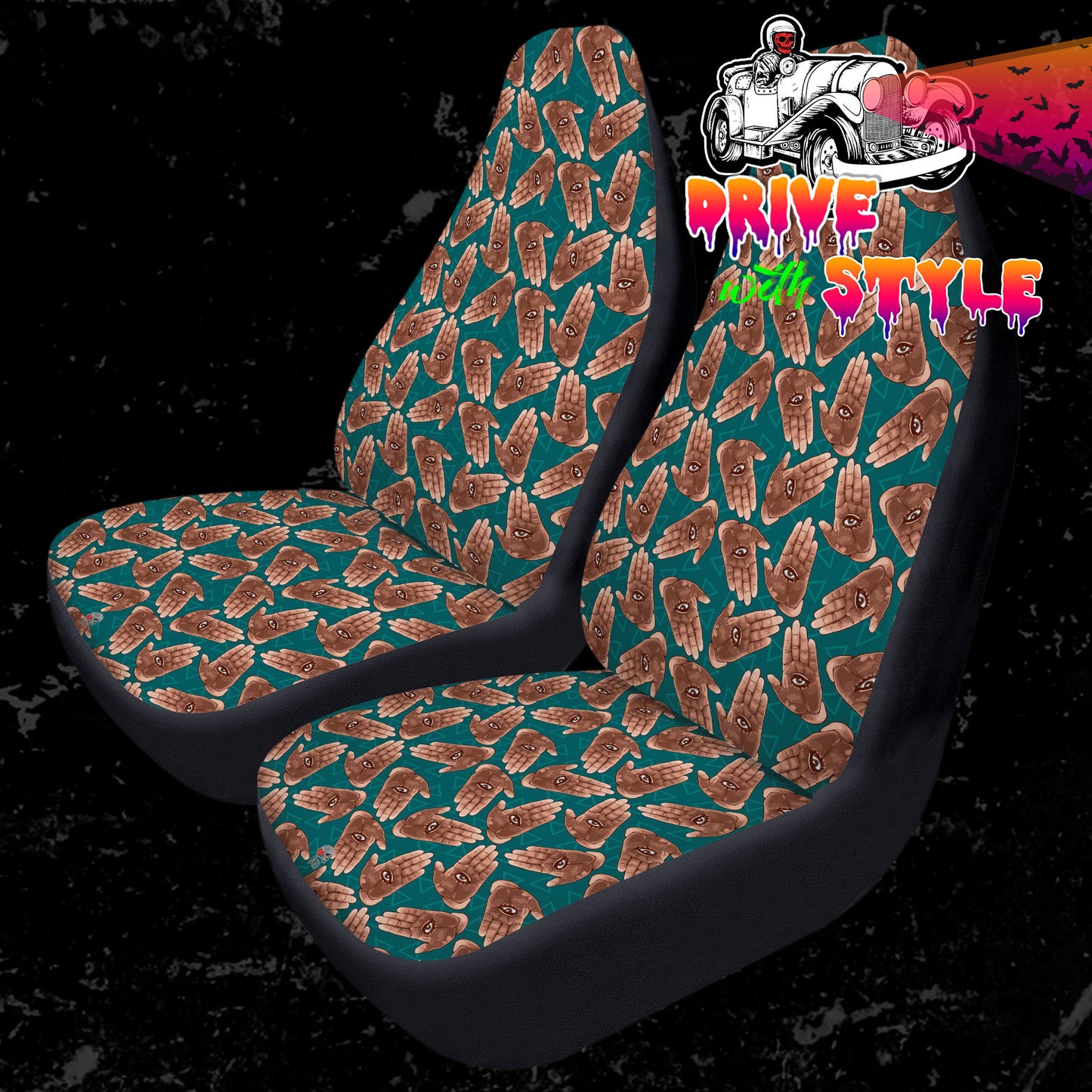 All-seeing palm Car Seat Covers