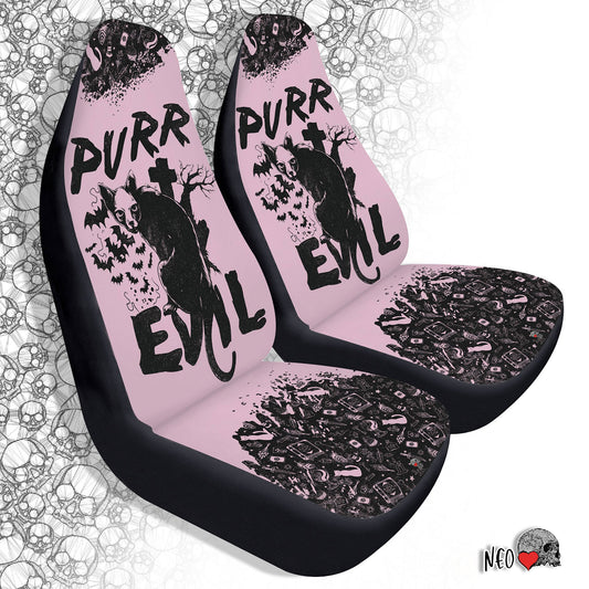 Purr Evil Car Seat Covers