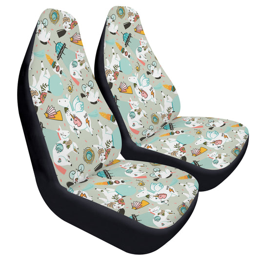 Happy Unicorn Car Seat Covers
