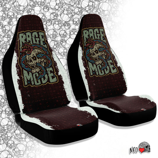 skull and snake car seat covers