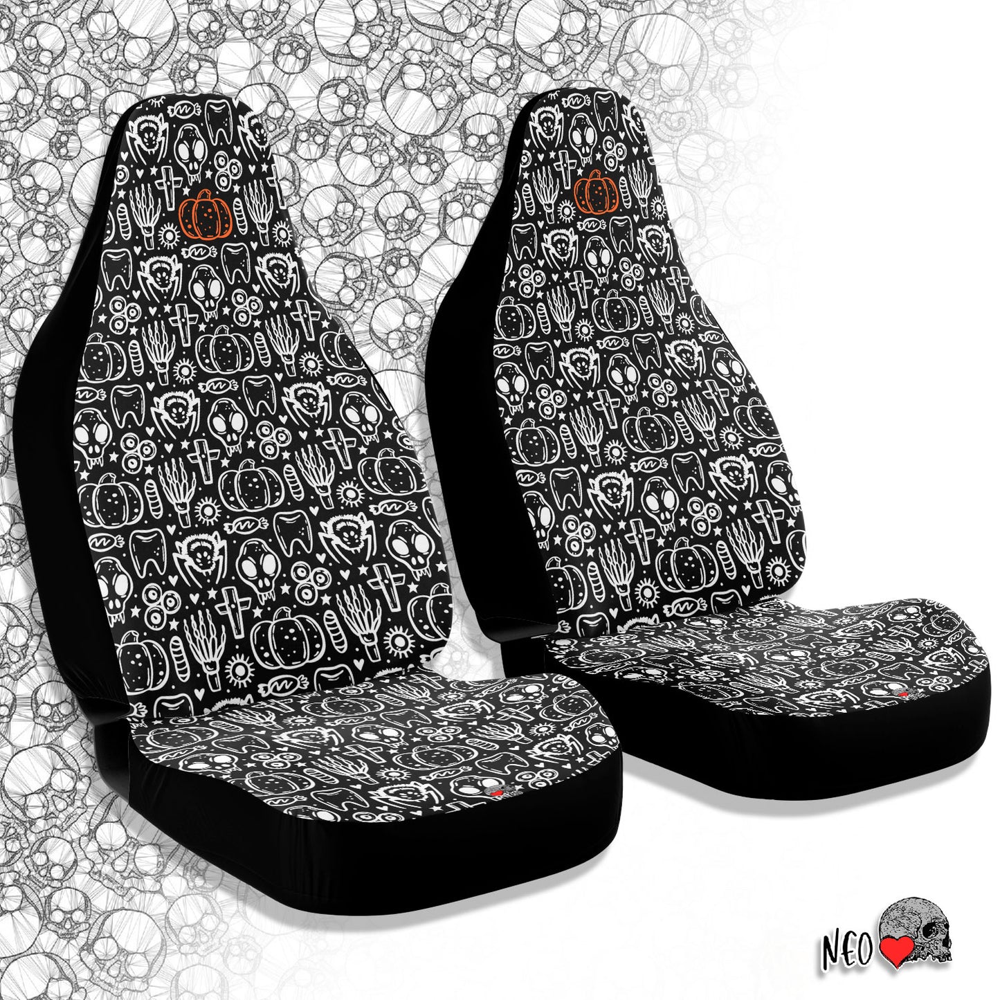 Dark Art Car Seat Covers
