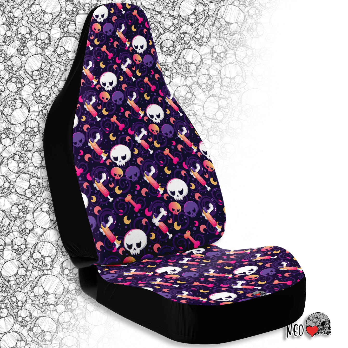 skull Car Seat Covers