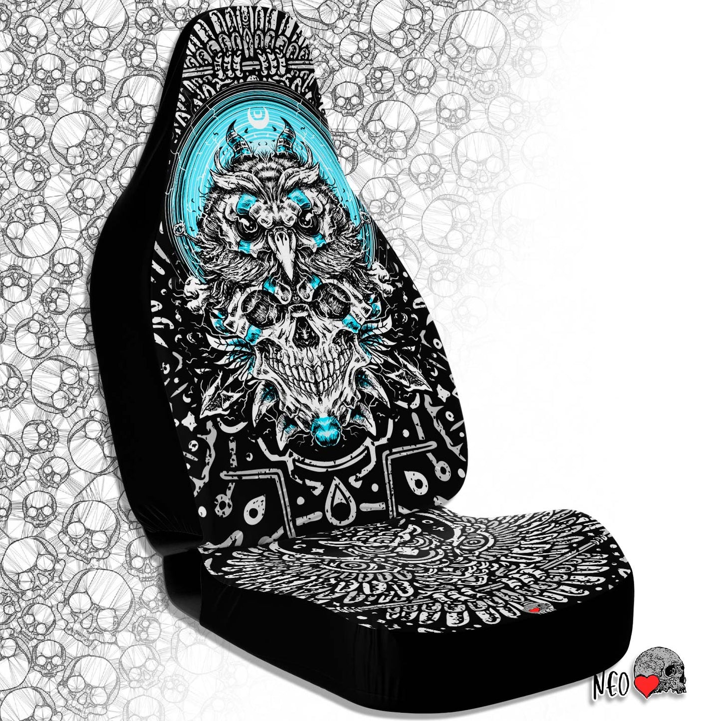 car seat covers gothic