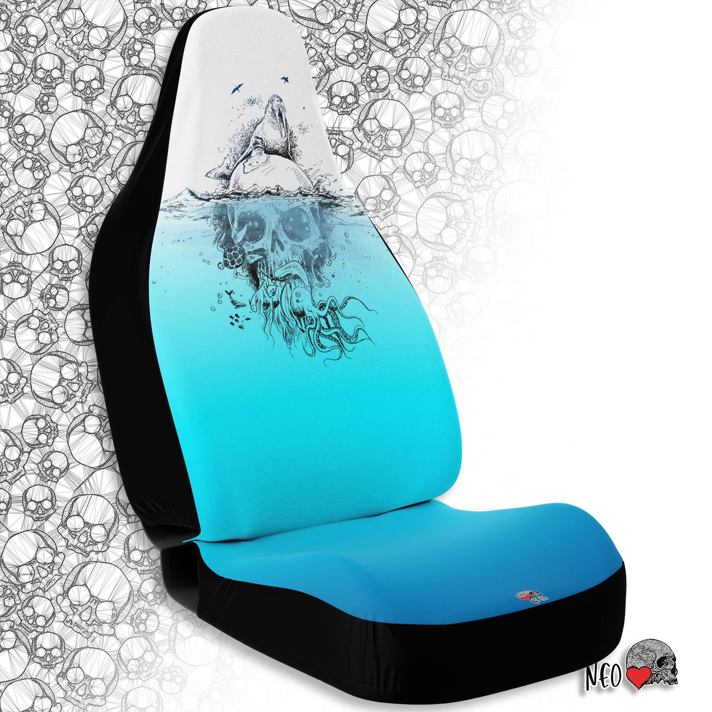 Distant Ocean Car Seat Covers
