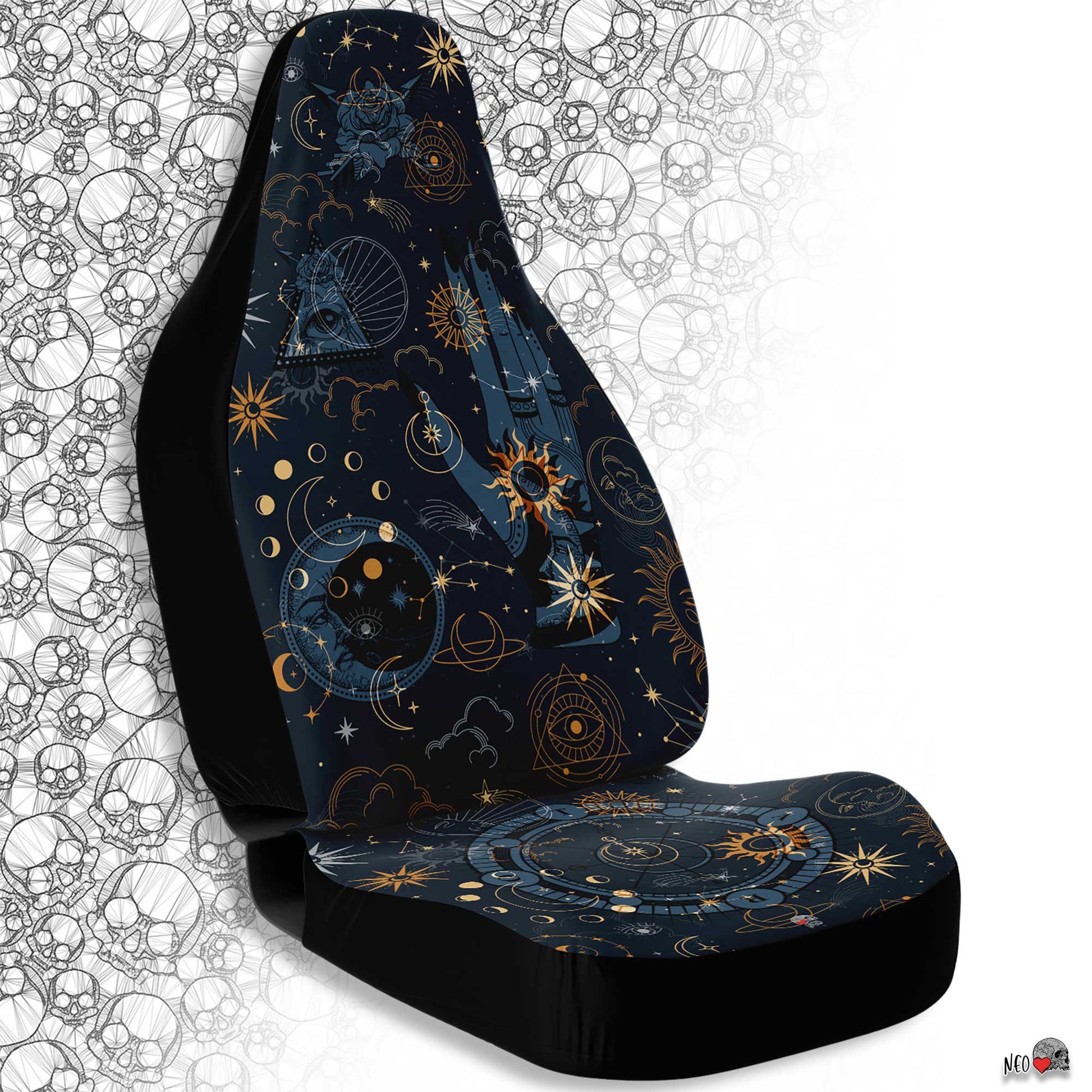 astrology car seat covers - neoskull