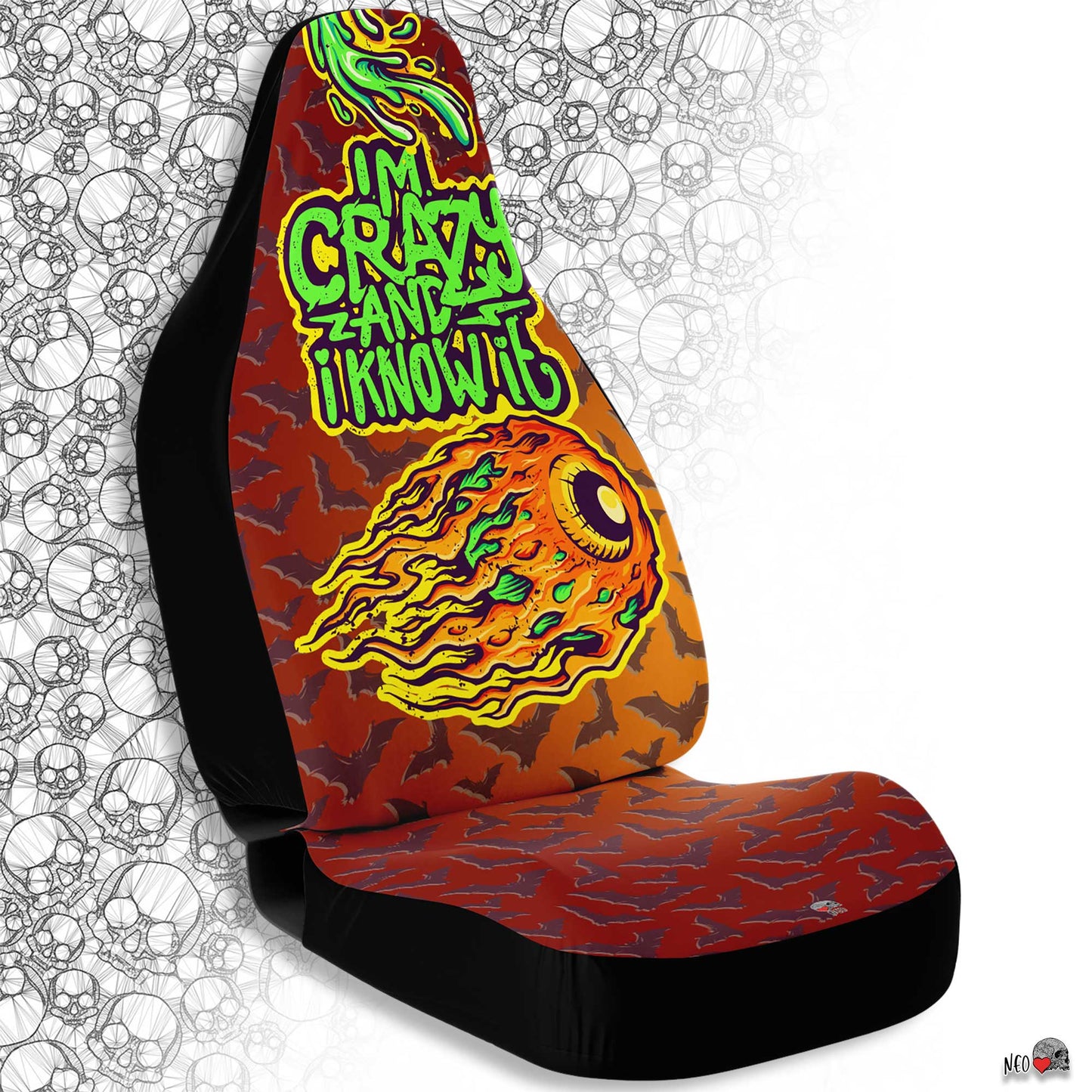 I am Crazy Car Seat Covers