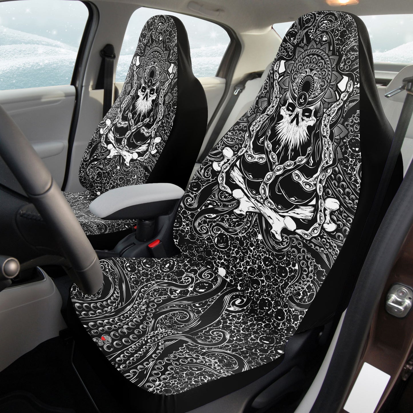 gothic car seat covers