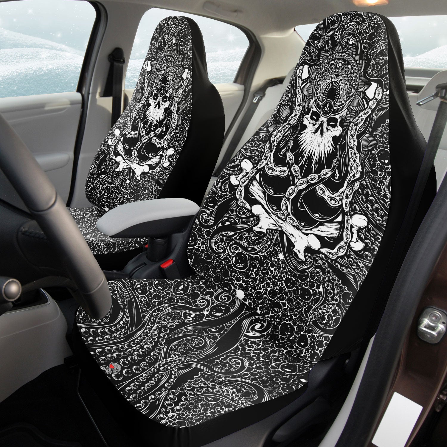 gothic car seat covers