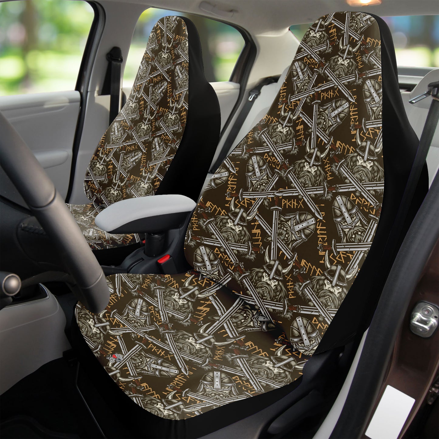 Vintage Vikings car seat covers Car Seat Covers