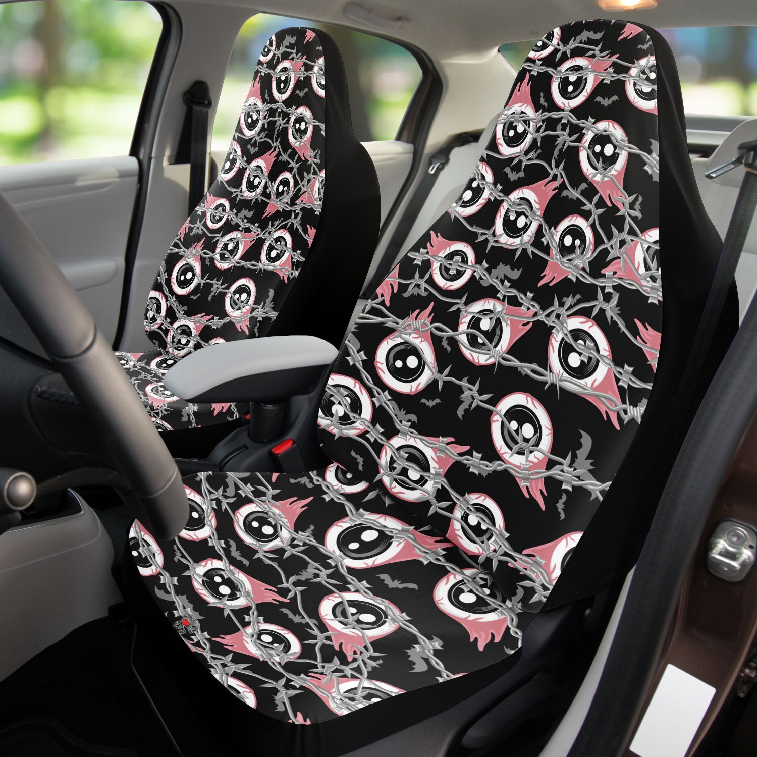 spooky car seat covers
