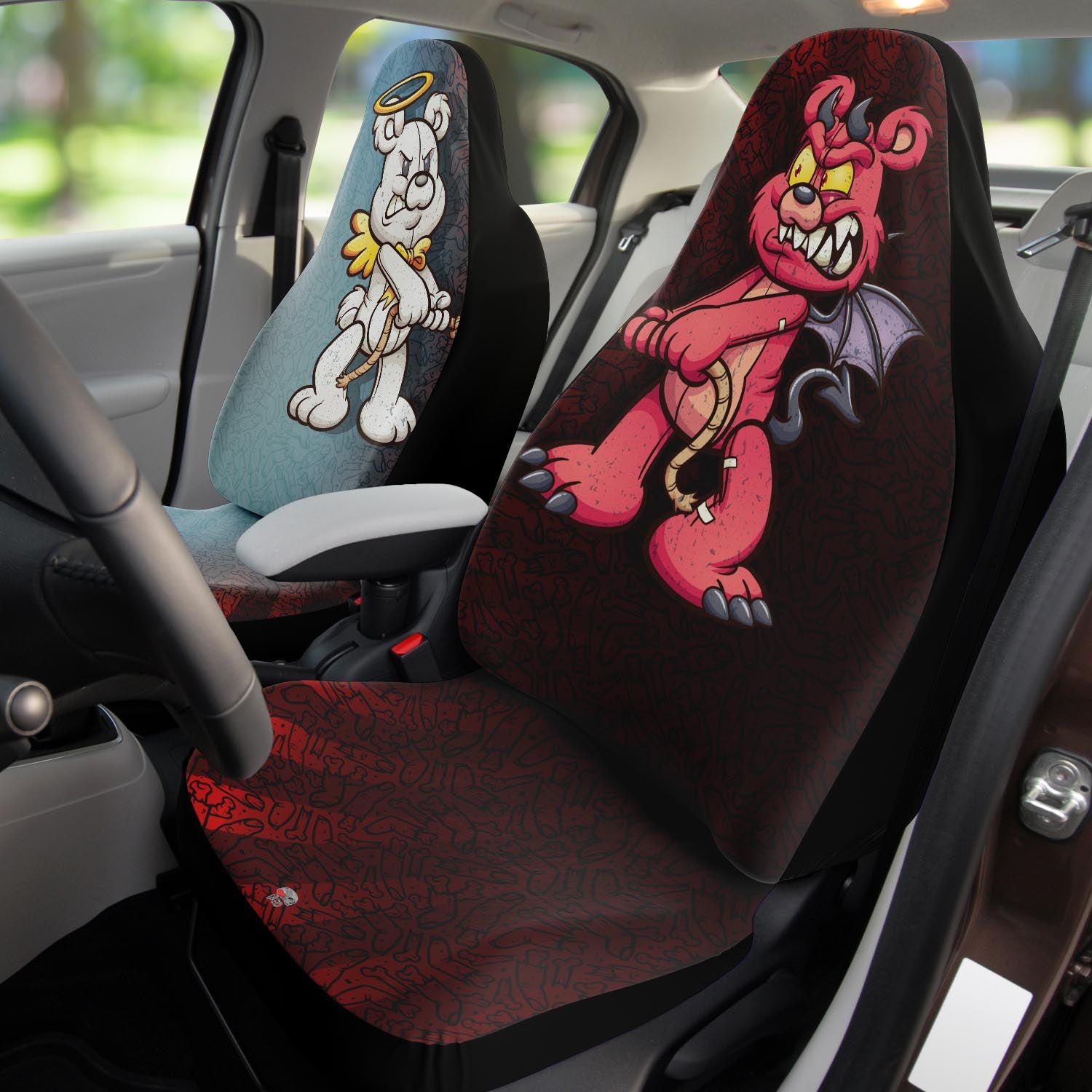 pastel goth car accessory