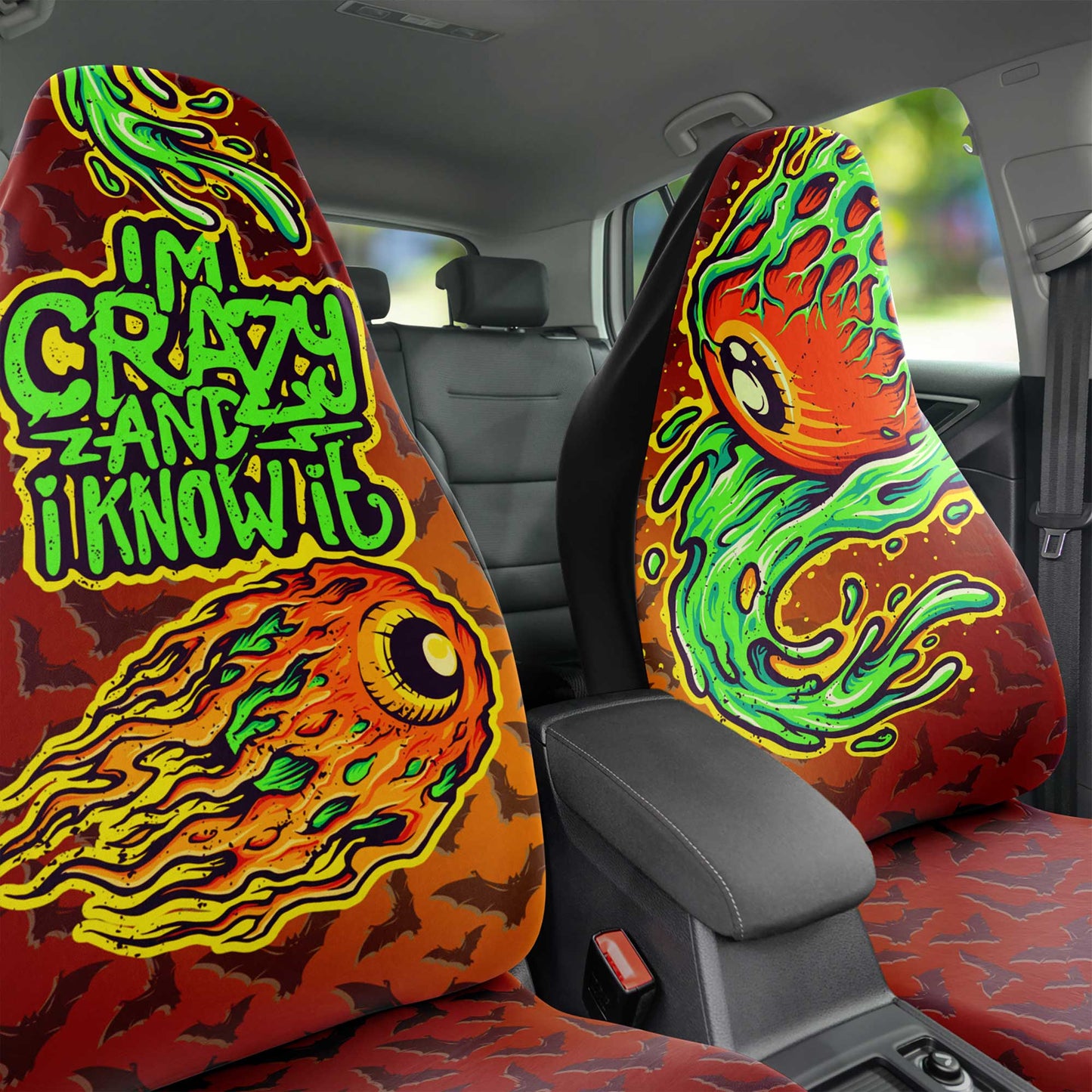 I am Crazy Car Seat Covers