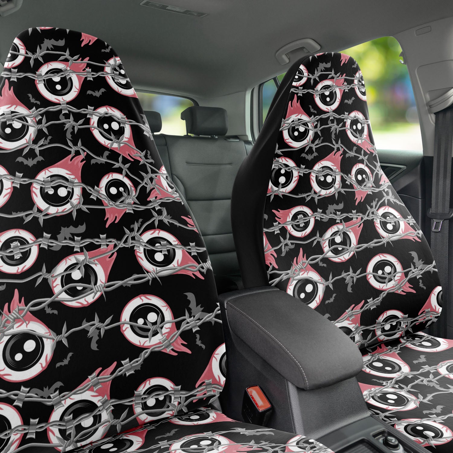 goth car seat covers