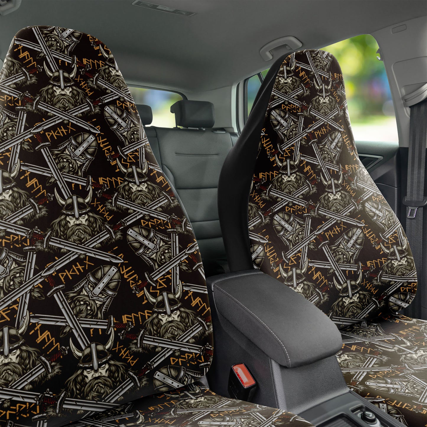 Vintage Vikings car seat covers Car Seat Covers