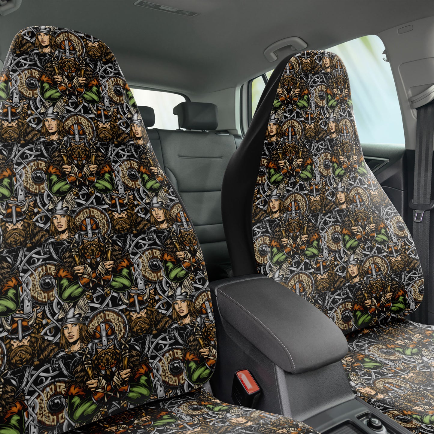 Vintage Nordic Warriors car seat covers