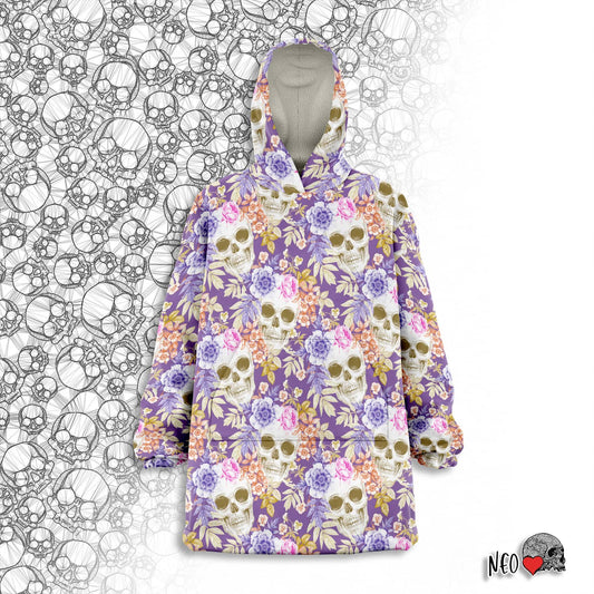 gentle oblivion wearable blanket snug hoodie - neoskull