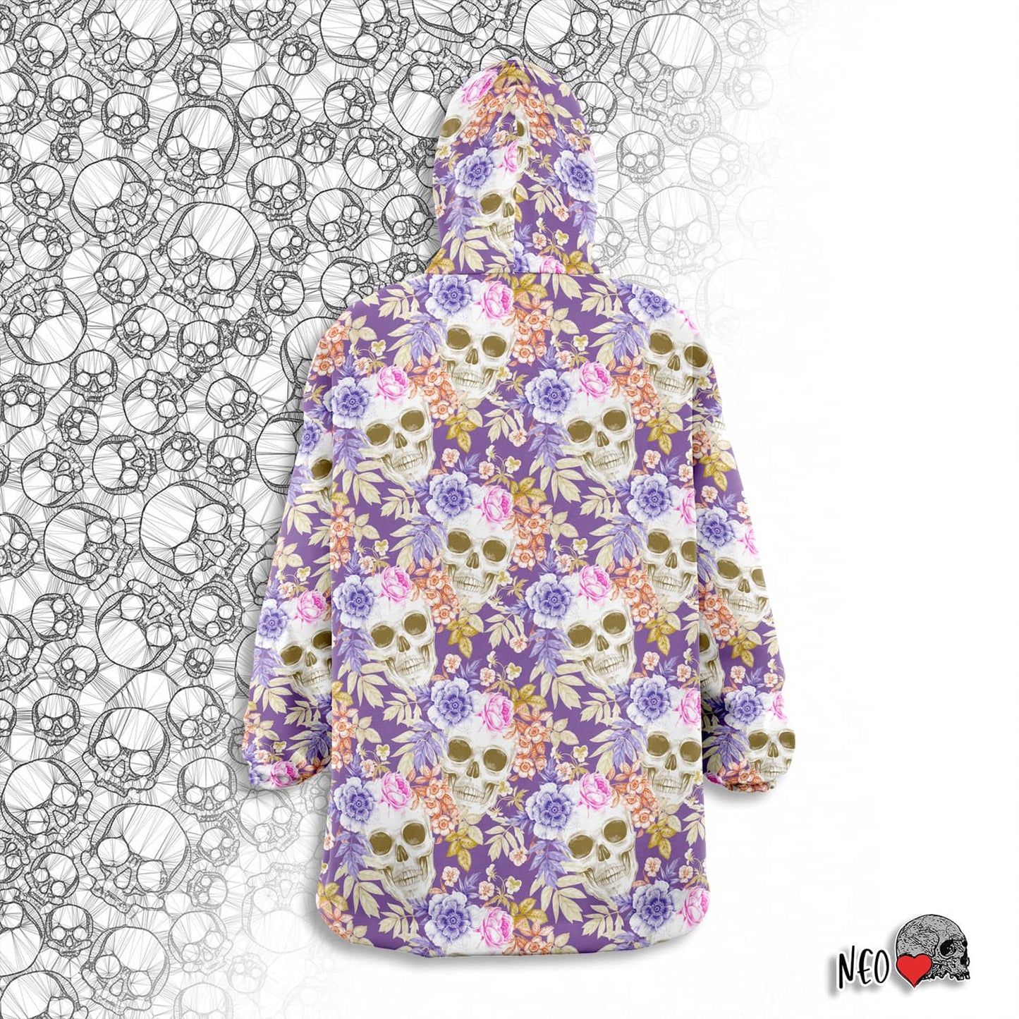 pastel goth wearable blanket snug hoodie