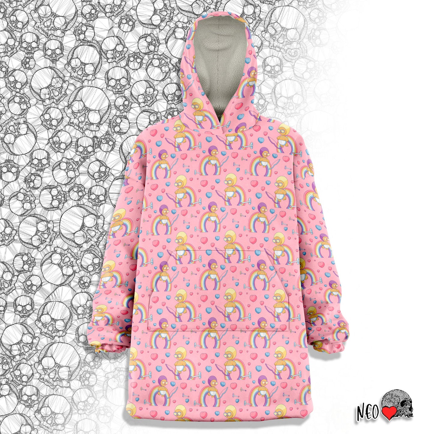 Flying cupids Snug Hoodie