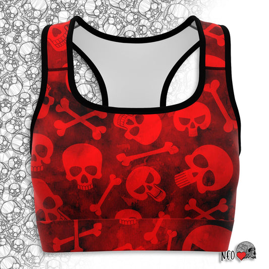 Red Dream Sports Bra - NeoSkull