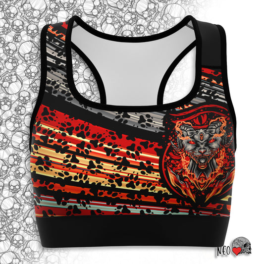 Egyptian Cat Sports Bra - NeoSkull