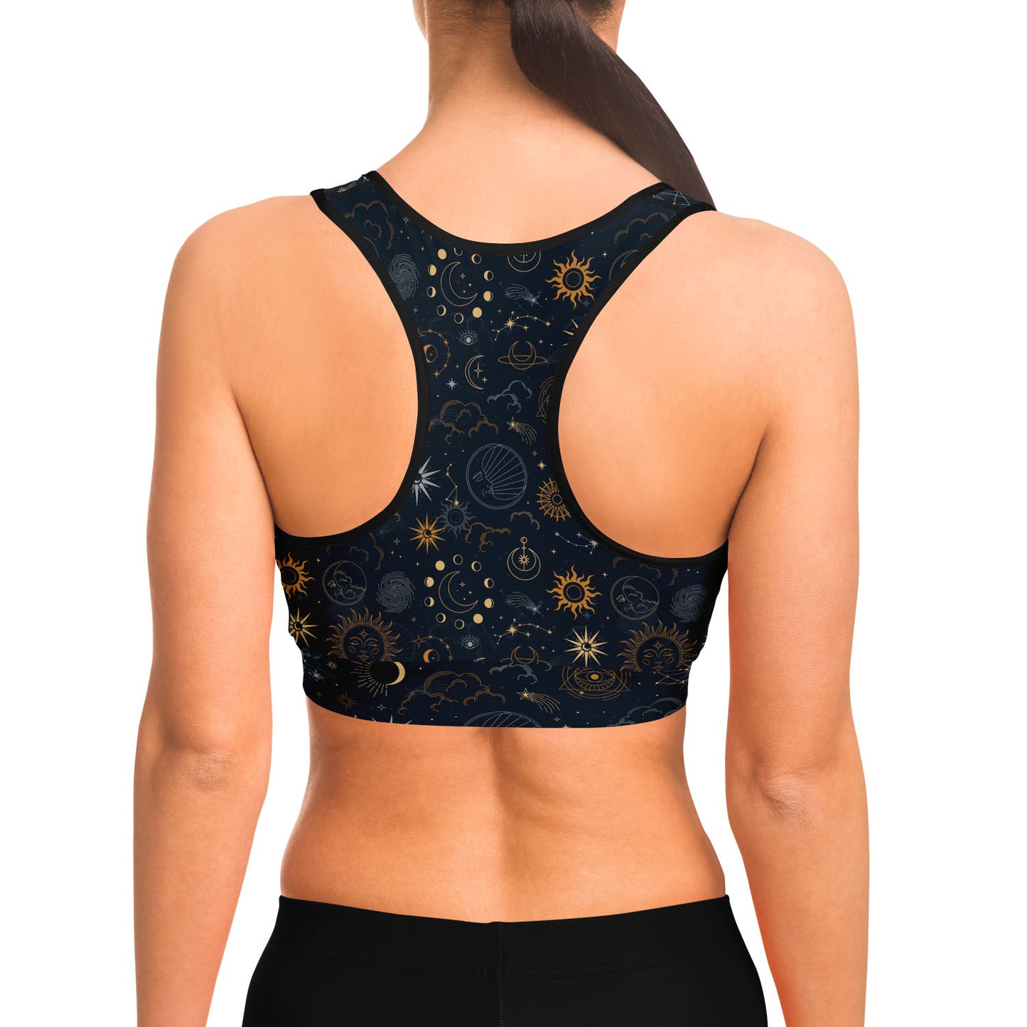Celestial sports bra
