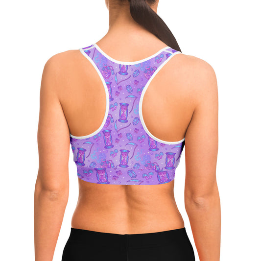 Neon magic sports bra - NeoSkull