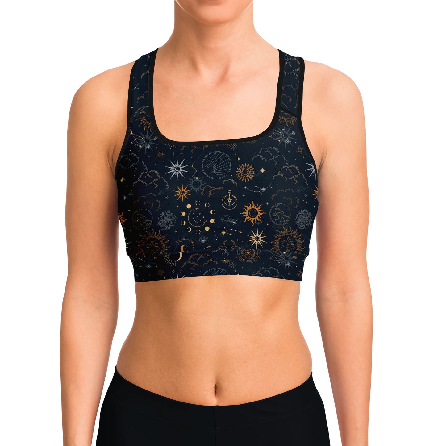 Celestial sports bra
