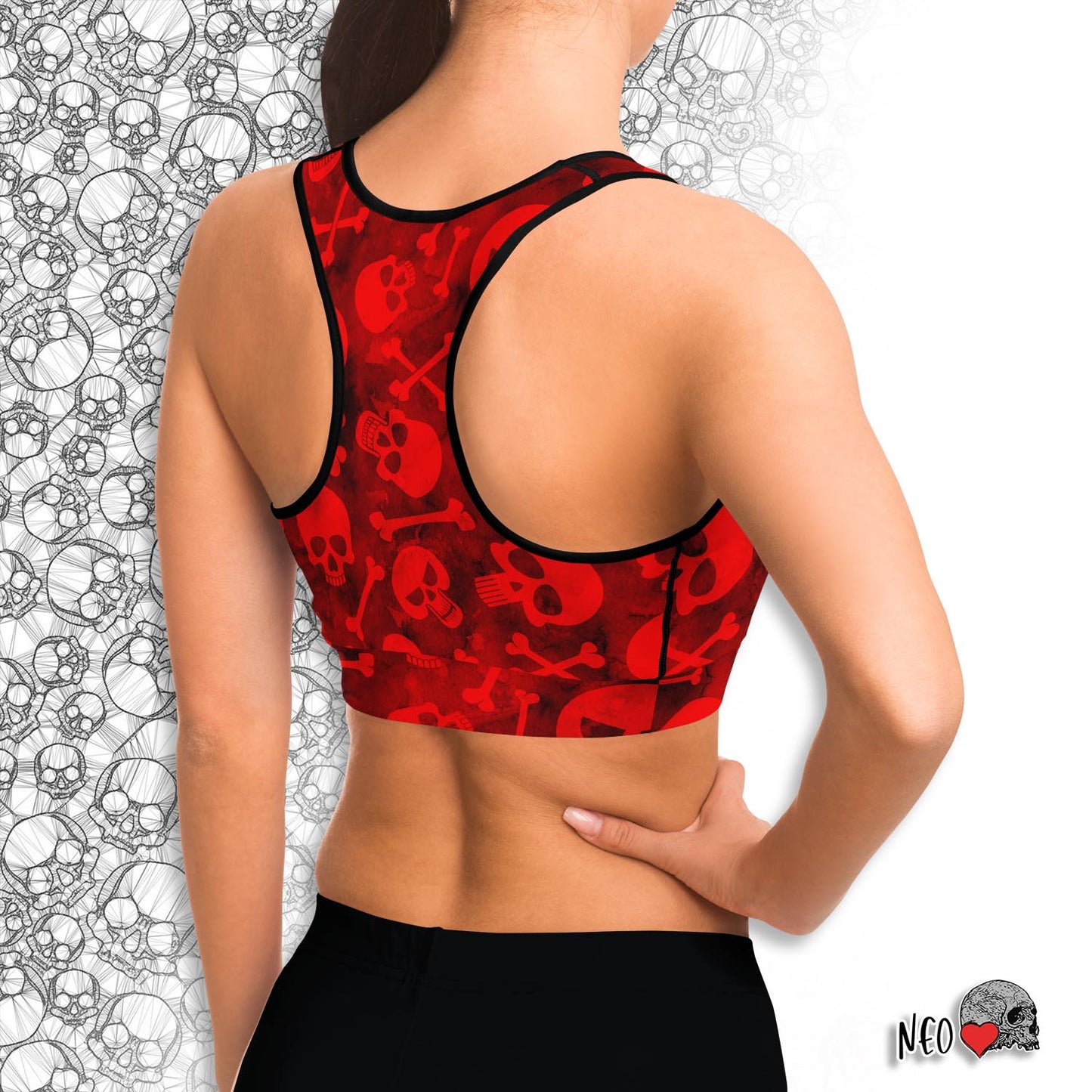 Red Dream Sports Bra - NeoSkull