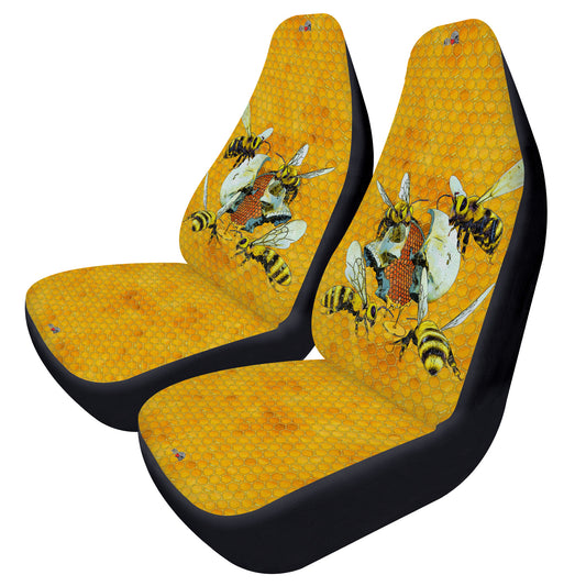 Honeycomb Car Seat Covers - NeoSkull