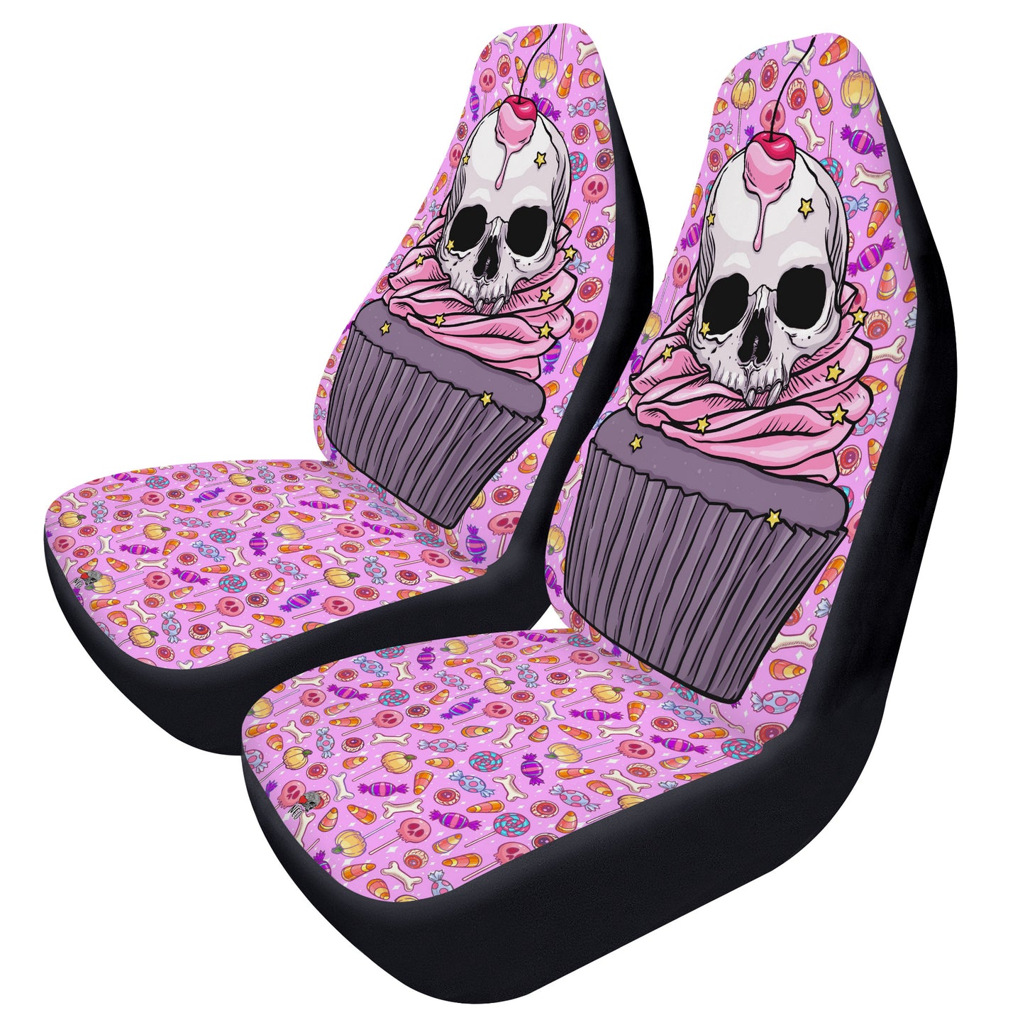 Skull Cake Car Seat Covers
