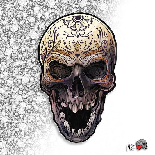 Colorful Skull shaped Blanket V2