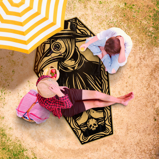 gothic beach towel