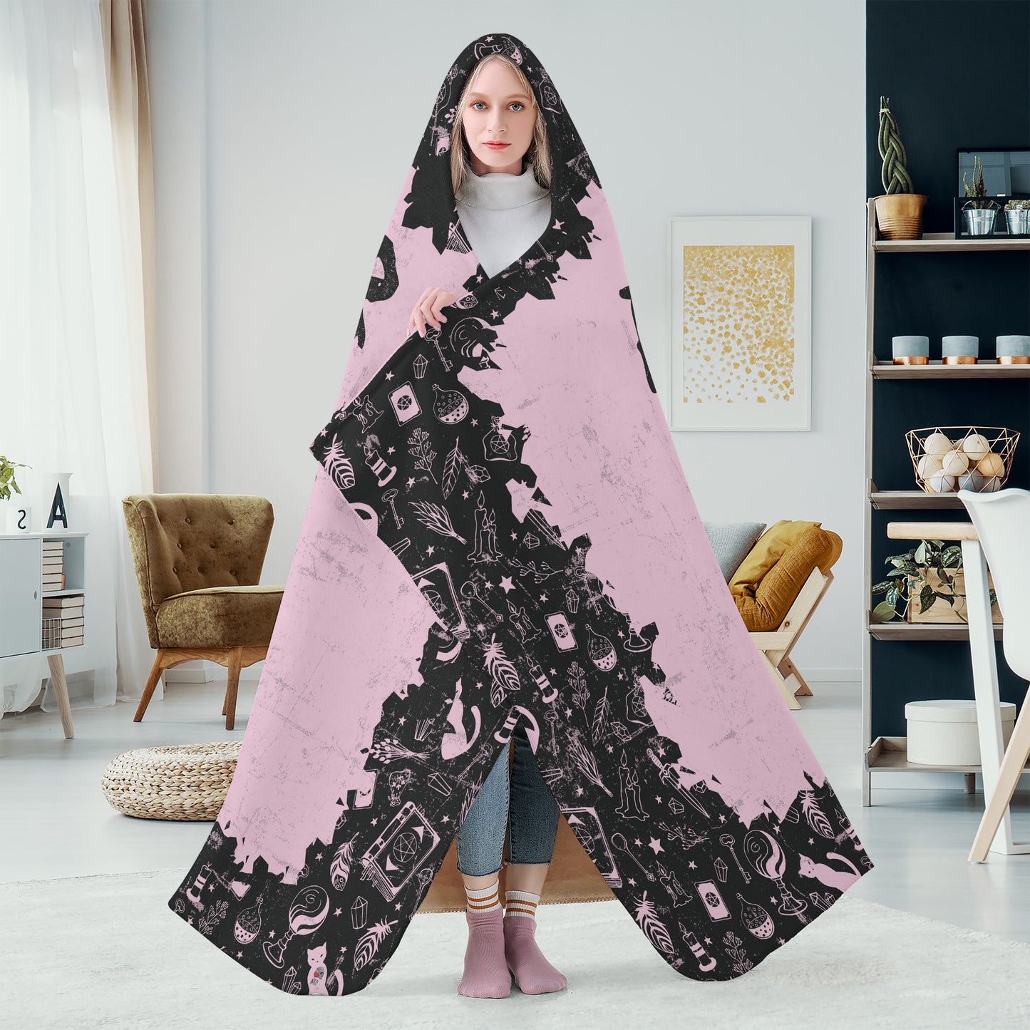 Purr Evil Hooded Blanket