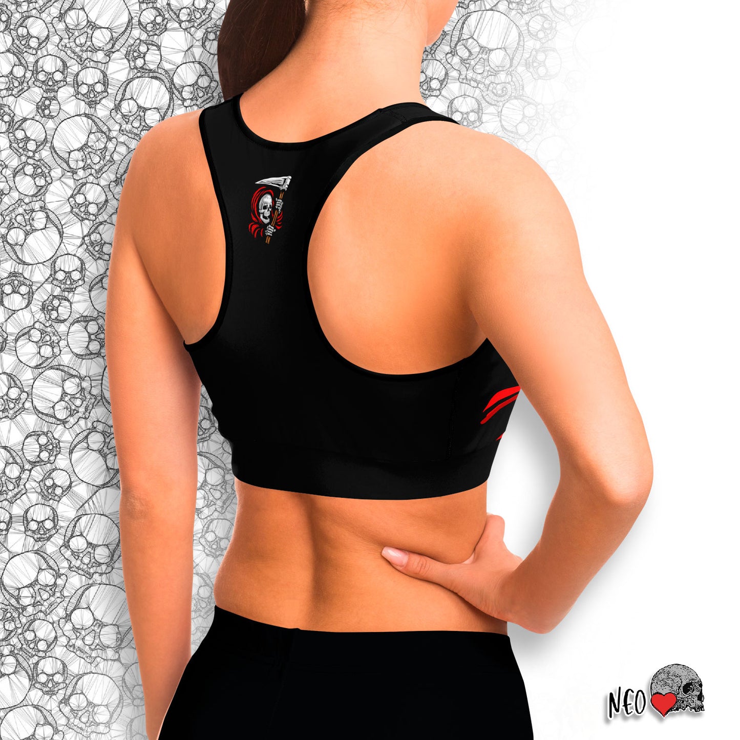 Unexpected Meeting Sport Bra - NeoSkull